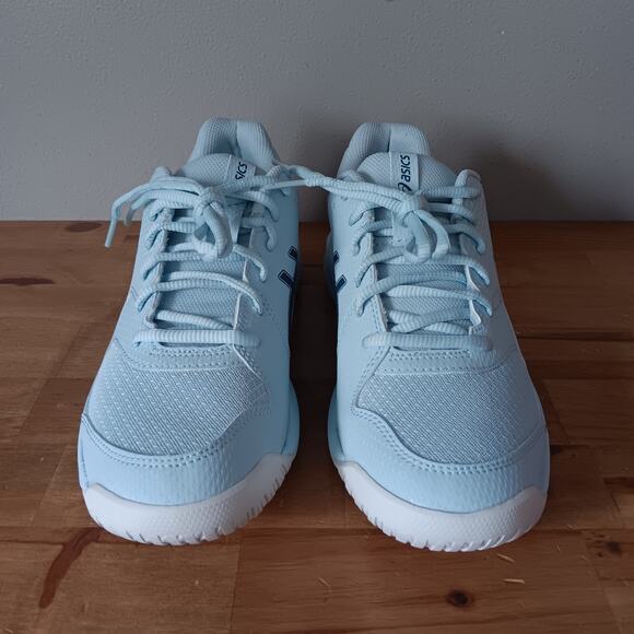 ASICS Gel-Dedicate 8 Pickleball Women's Size 9.5 Cool Grey/ Vintage Indigo - Picture 2 of 11